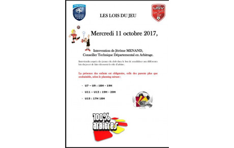 Journée formation LES LOIS DU JEU